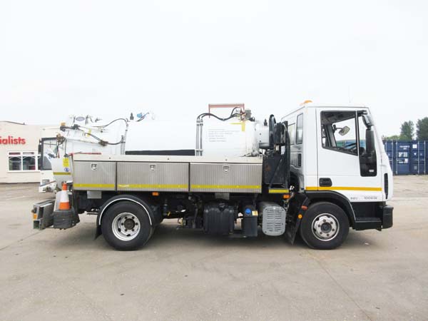 REF 40 - 2014 Iveco ULEZ Complaint Stainless steel Jet vac tanker For Sale